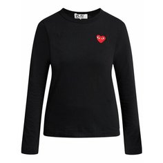 Лонгслив Comme des Garcons PLAY, размер XS, , черный