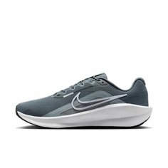 Кроссовки NIKE Downshifter 13, полнота F, размер 12 US, серый/белый