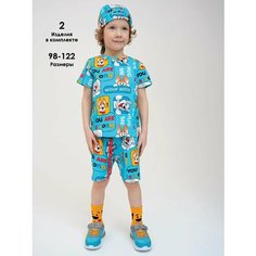 Комплект одежды playToday, размер 110, голубой