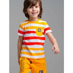 Футболка playToday, размер 122, желтый