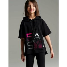 Футболка playToday, размер 164, черный