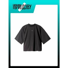 Футболка ADIDAS YEEZY, размер L, black