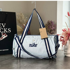 Сумка NIKE, фактура зернистая, тиффани