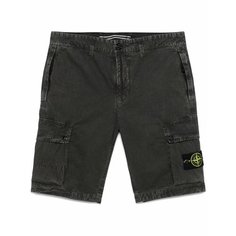 Шорты Stone Island Compass, размер 34 JEAN, черный