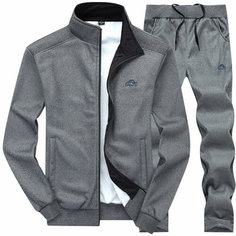 Костюм спортивный MOOCIE, размер 6XL, серый
