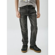 Джинсы Sela Slim fit, размер 98, темно-серый деним