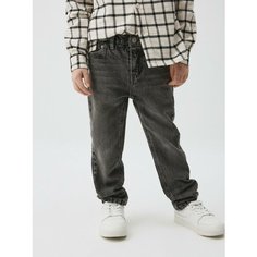 Джинсы Sela Straight fit, размер 116, серый деним