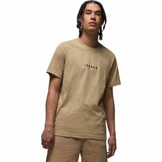 Футболка спортивная NIKE M J EMB JORDAN AIR CREW, размер S, зеленый/черный