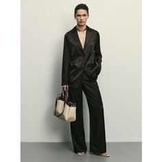 Брюки Zarina, размер L (RU 48), темно-коричневый