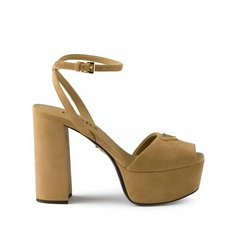 Босоножки Prada, размер 38 IT, коричневый