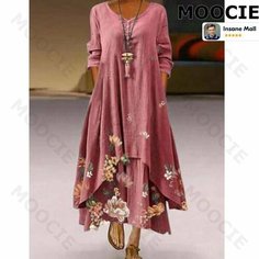 Платье MOOCIE Весна-лето 2025, размер L, бледно-розовый