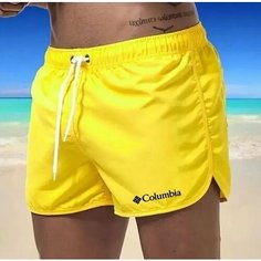 Шорты для плавания , размер XL, yellow Нет бренда