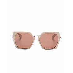 Солнцезащитные очки Max Mara, бежевый