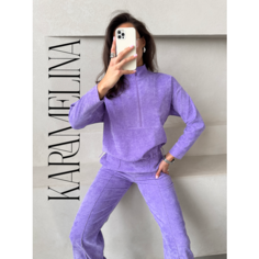 Костюм спортивный Karamelina, размер XL, сиреневый