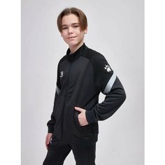 Толстовка спортивная Kelme, размер 160, темно-серый/черный