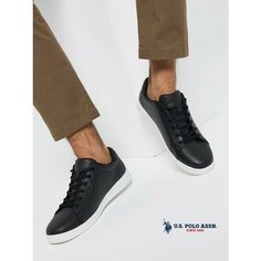 Кеды U.S. POLO ASSN. Весна-лето 2025, полнота 6, размер 44, черный