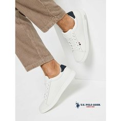 Кеды U.S. POLO ASSN. Весна-лето 2025, полнота 6, размер 44, белый