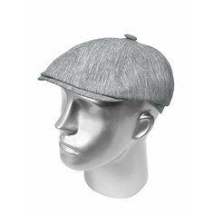 Бейсболка RexTex для мужчин, размер 59, серый