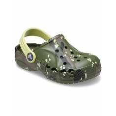 Сабо Crocs, размер C6 US, хаки