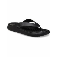 Шлёпанцы Crocs Getaway Fliip, размер W11 US, черный