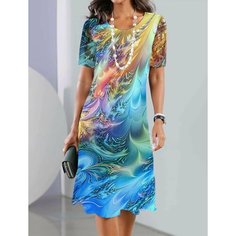 Платье , размер M, темно-синий Нет бренда