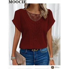 Поло MOOCIE, размер S, бордовый