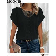 Поло MOOCIE, размер 2XL, черный/черный