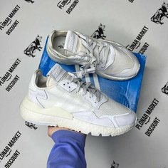 Кроссовки adidas NITE JOGGER, размер 42 eu / 8,5 US / 26,5 см, белый