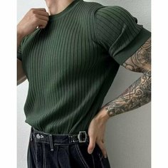 Футболка, размер 3XL, green No Brand
