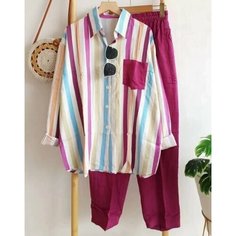 Комплект одежды 1, размер M, pink No Brand