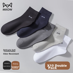 Носки MiiOW, комплект, 10 пар, размер OneSize, multicolor