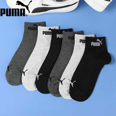 Носки PUMA, комплект, 6 пар, размер 39/42, мультиколор