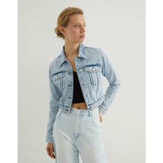 Куртка джинсовая Gloria Jeans, размер S (40-42), голубой