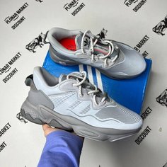 Кроссовки adidas Ozweego, размер 42 eu / 8,5 US / 26,5 см, серо-голубой
