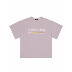 Футболка SORRY, IM NOT, размер XS, сиреневый
