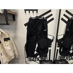 Брюки карго NIKE Club, размер XXL, черный