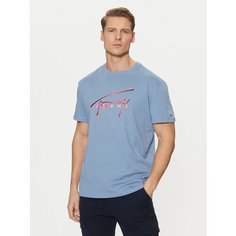 Футболка Tommy Jeans, размер M, голубой