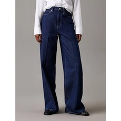 Джинсы широкие CALVIN KLEIN, размер 28/32, синий