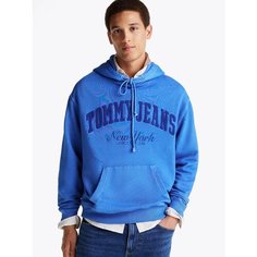 Худи Tommy Jeans, размер S, , синий