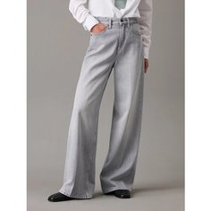 Джинсы широкие CALVIN KLEIN, размер 30/32, серый