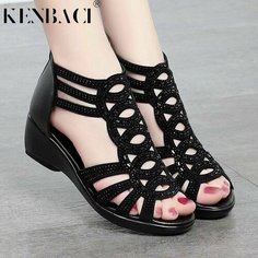 Босоножки KENBACI, размер EU 35, черный