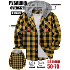 Рубашка В час досуга, размер 66 Нет бренда