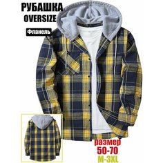 Рубашка В час досуга, размер 52 Нет бренда