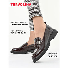 Лоферы TERVOLINA, размер 37, бордовый