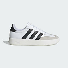 Кеды adidas Barreda, размер 7 UK, белый/черный/серый