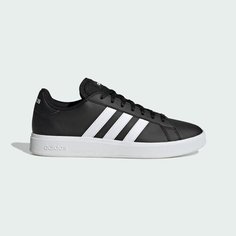Кеды adidas Grand Court, размер 10 UK, черный/белый