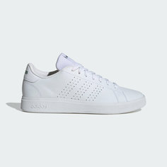 Кеды adidas Advantage Base 2.0, размер 8,5 UK, cloud white/cloud white/collegiate green