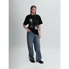 Футболка Ianis Chamalidy ICH, 1 шт., размер 42, черный