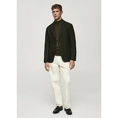 Пиджак MANGO, размер 48 EU, хаки