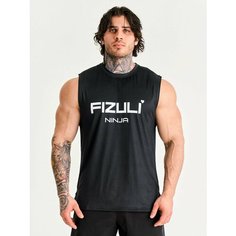 Майка спортивная FIZULI, размер XXL, черный/черный